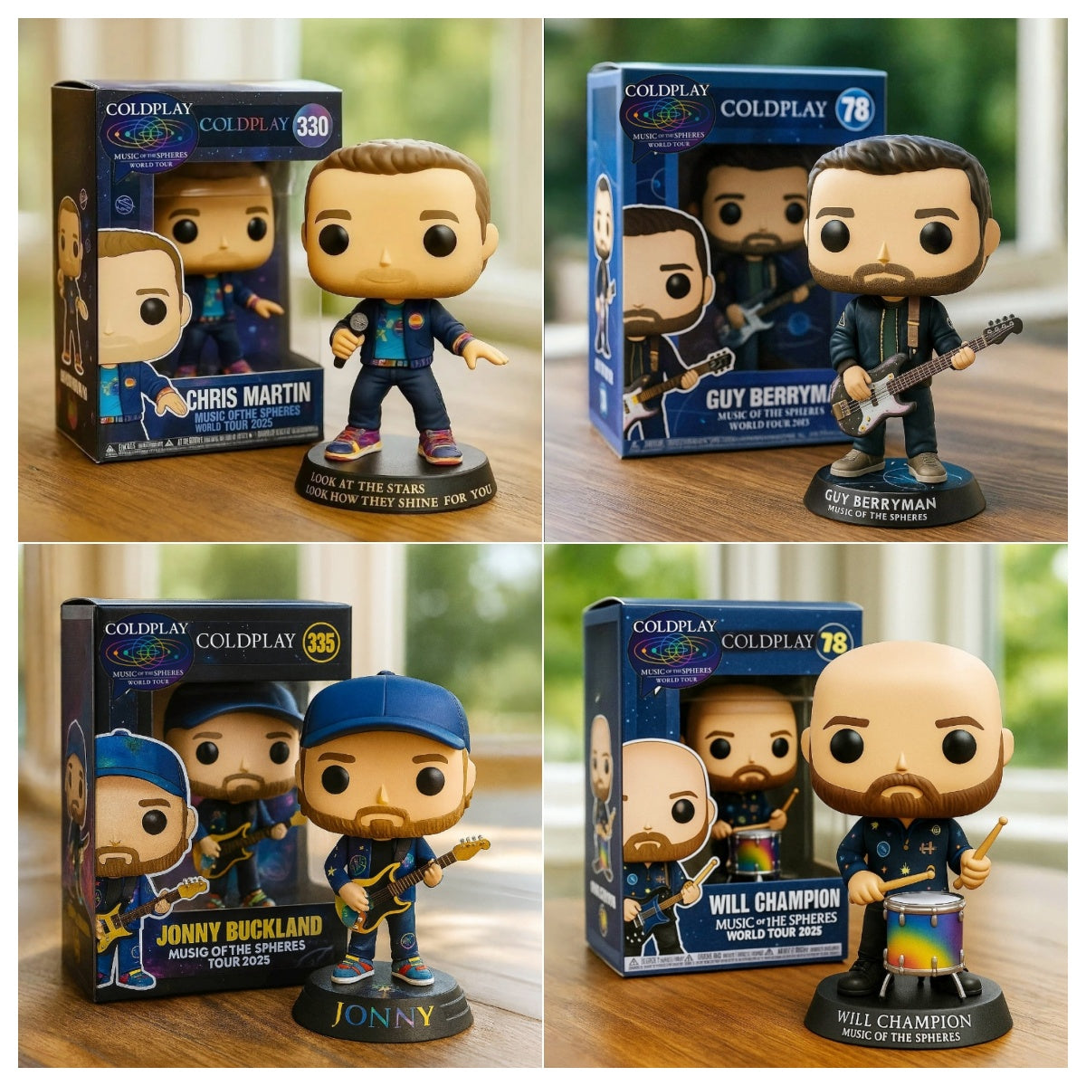 Coldplay Music of the Spheres World Tour 2025 POP! Figure!