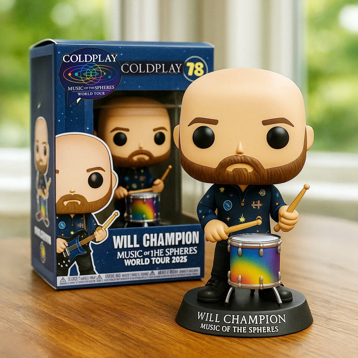 Coldplay Music of the Spheres World Tour 2025 POP! Figure!
