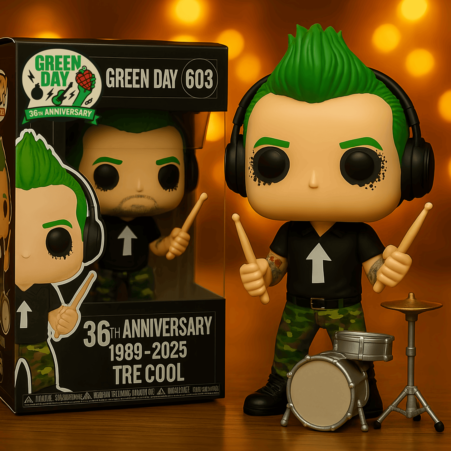 (Pre-sale)Green Day 36th Anniversary POP Figure!