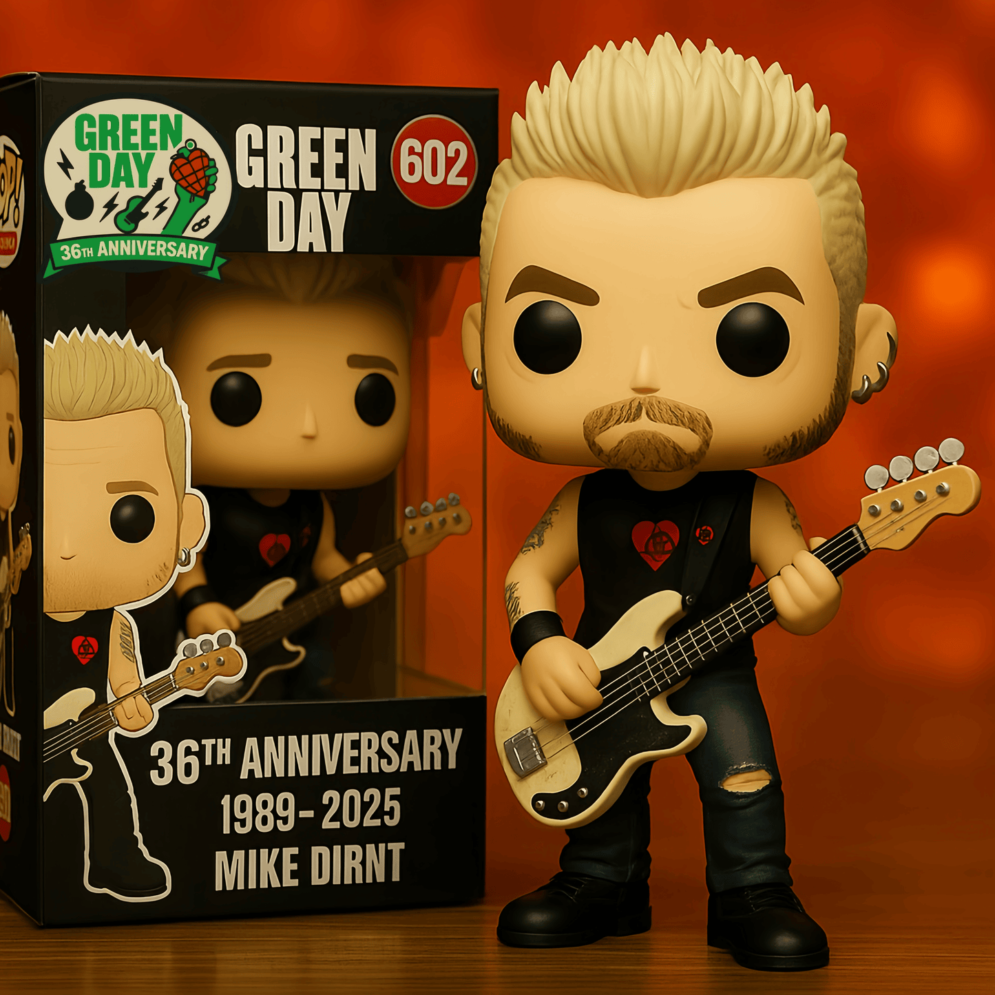 (Pre-sale)Green Day 36th Anniversary POP Figure!