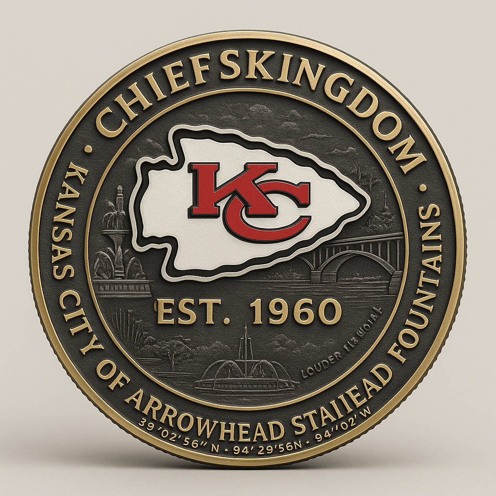 Kansas City Chiefs“CHIEFS KINGDOM” Commemorative Coin