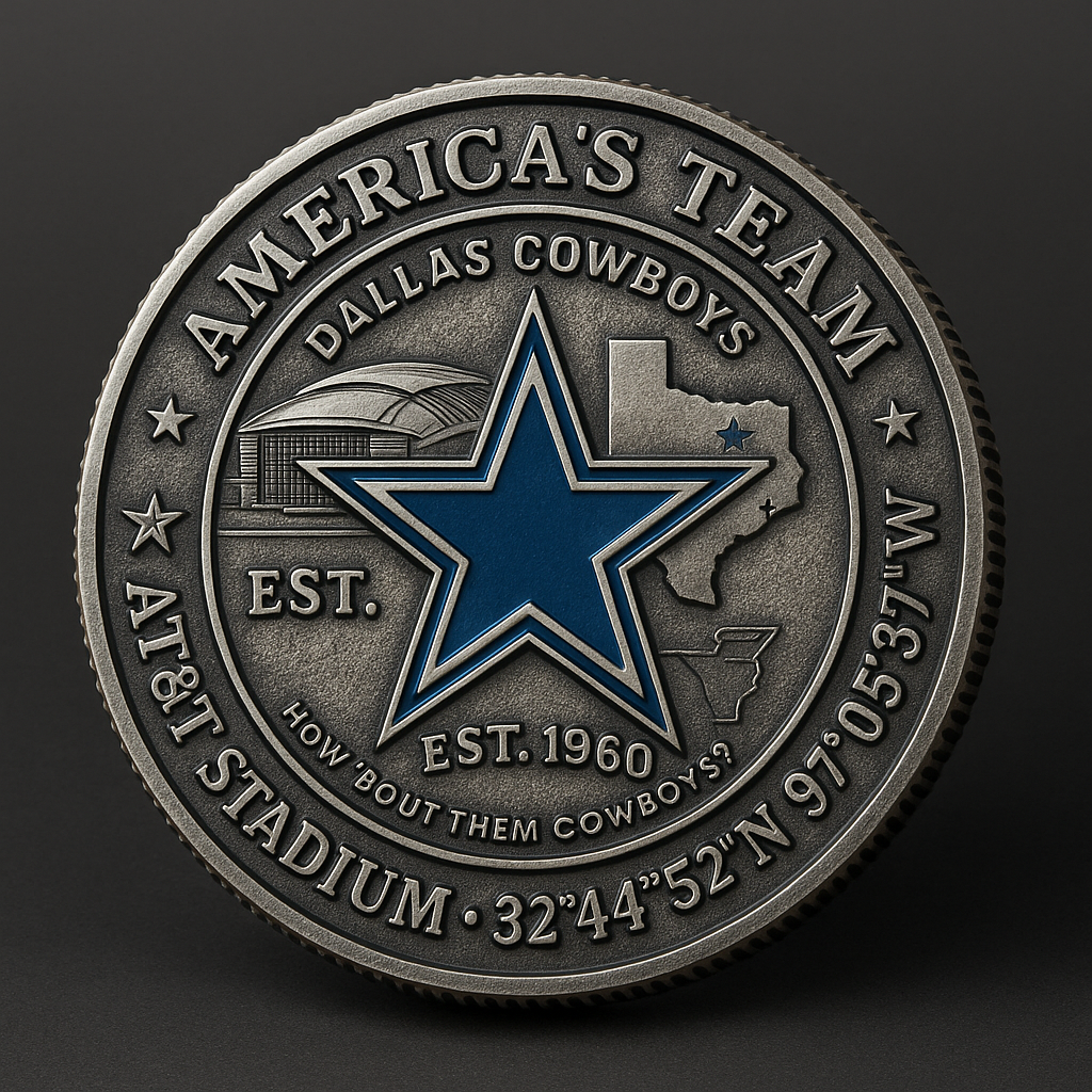 Dallas Cowboys — 65th Anniversary Commemorative Coin (1960–2025)