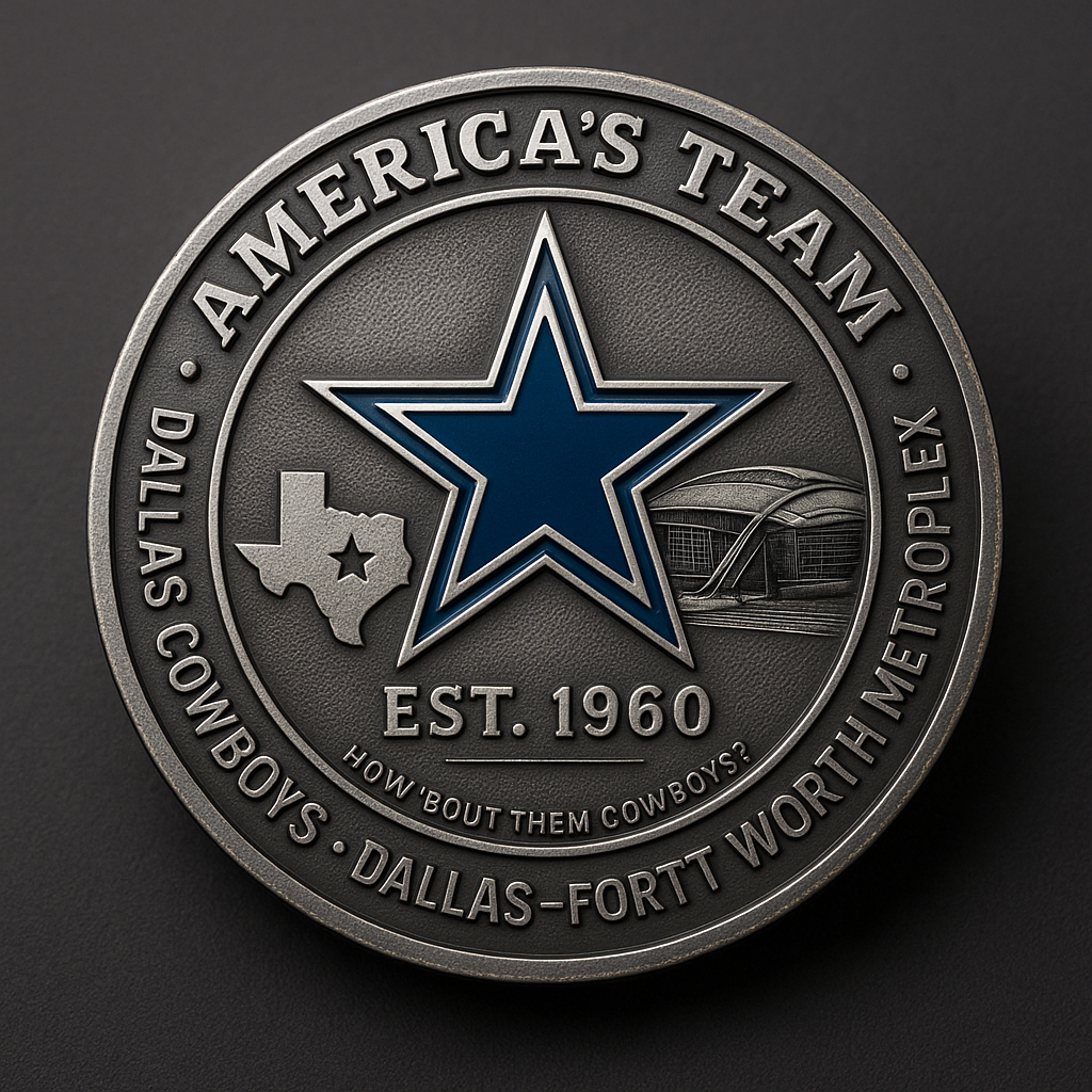 Dallas Cowboys — 65th Anniversary Commemorative Coin (1960–2025)