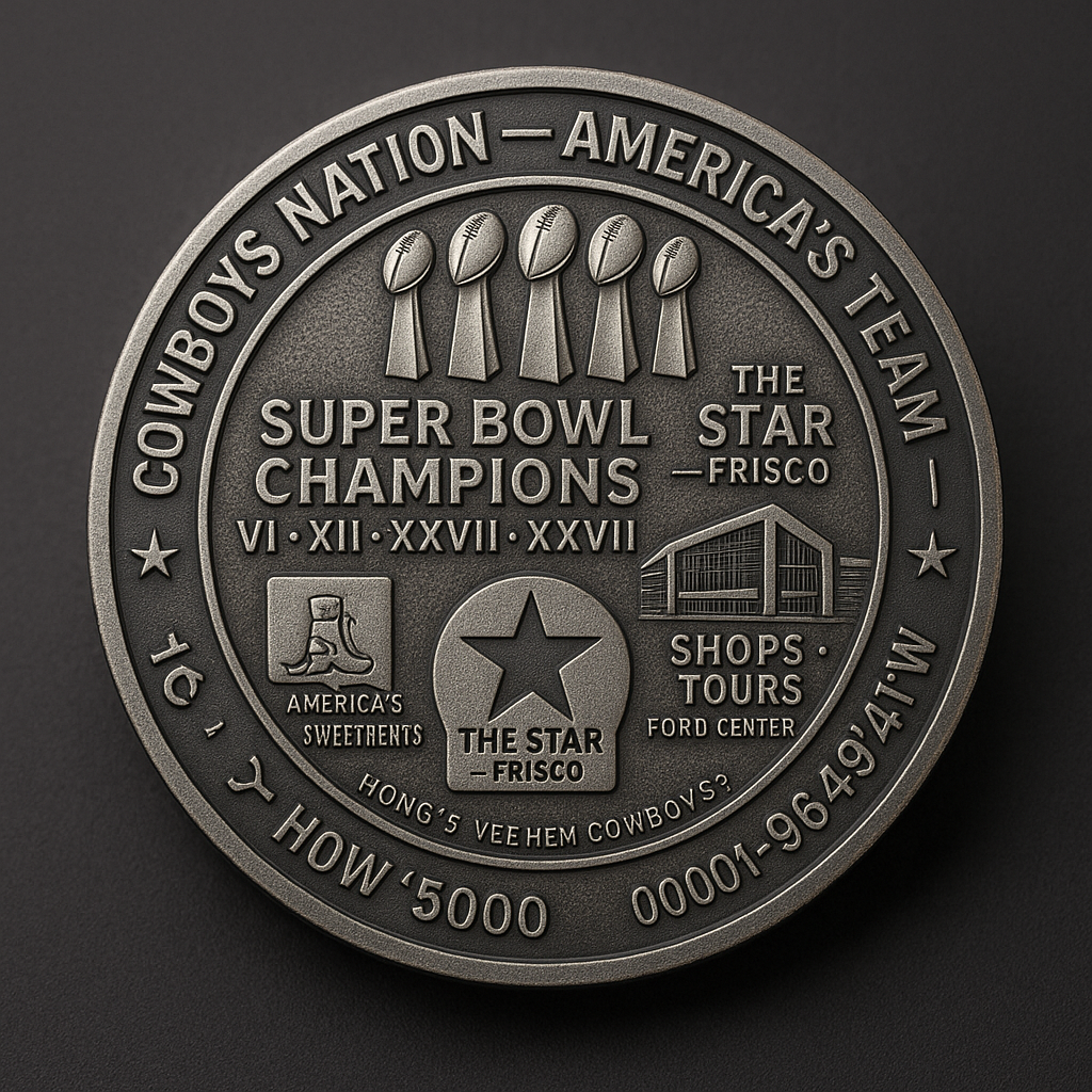 Dallas Cowboys — 65th Anniversary Commemorative Coin (1960–2025)