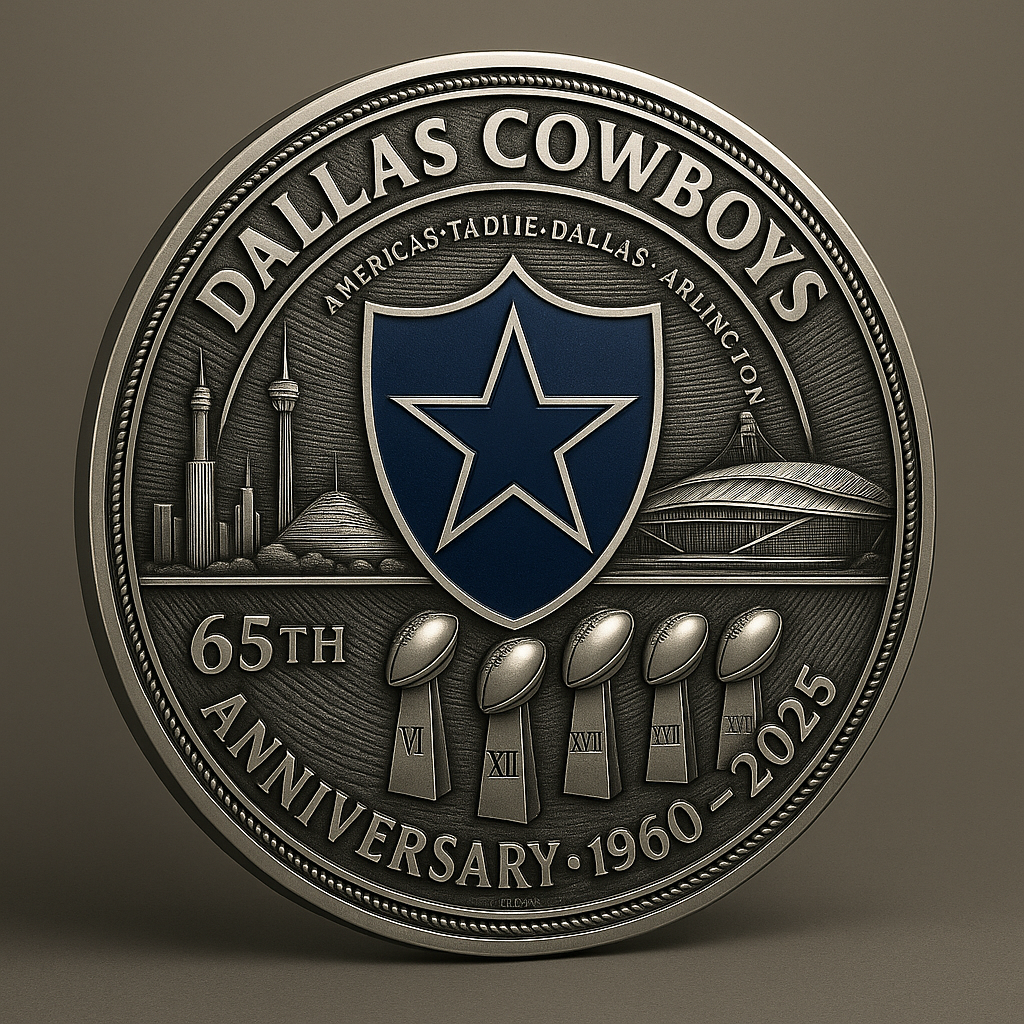 Dallas Cowboys — 65th Anniversary Commemorative Coin