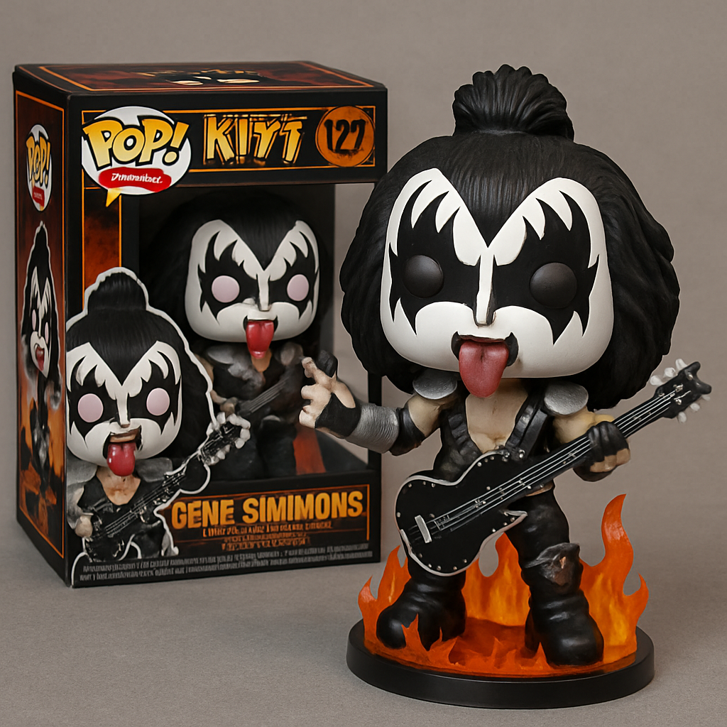 (Pre-sale)🔥 KISS – Limited Edition Funko Pop! Rocks Full Makeup Stage Set (4-Pack)