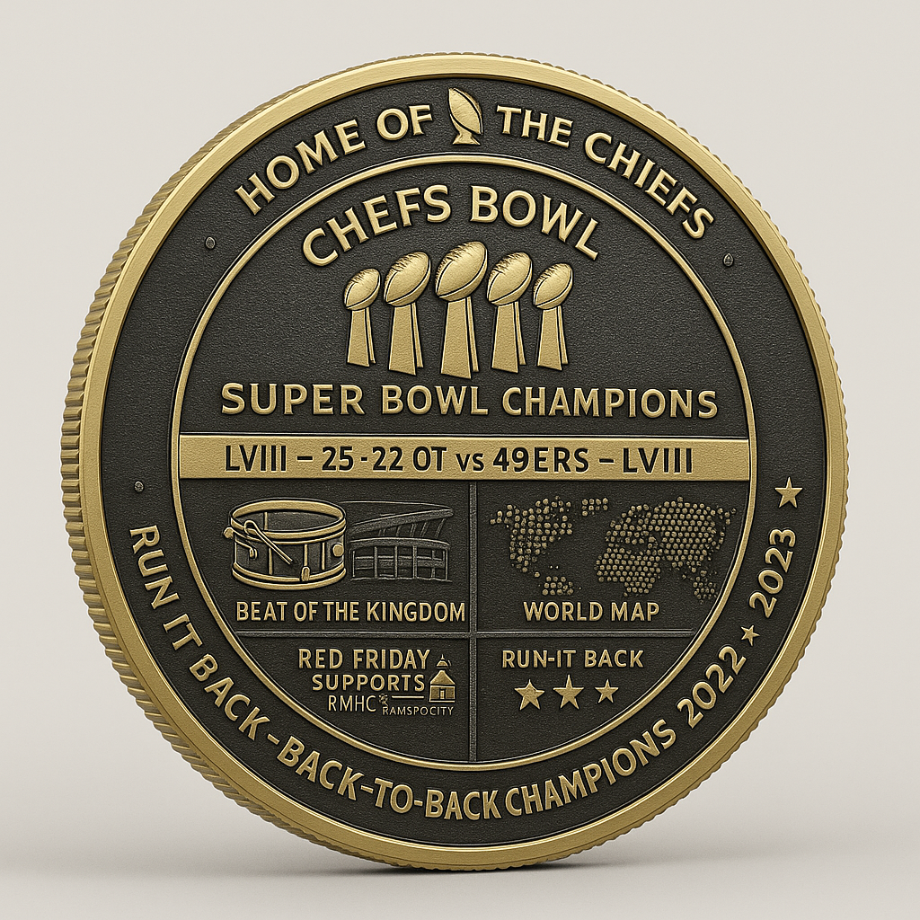 Kansas City Chiefs“CHIEFS KINGDOM” Commemorative Coin
