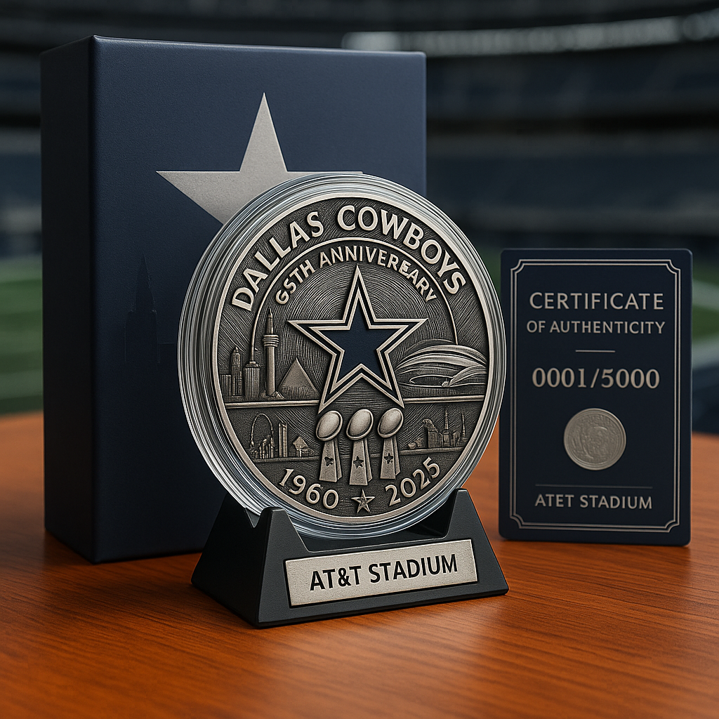 Dallas Cowboys — 65th Anniversary Commemorative Coin (1960–2025)