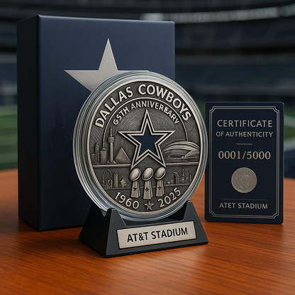 Dallas Cowboys — 65th Anniversary Commemorative Coin (1960–2025)
