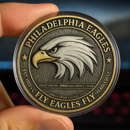 🏆 Philadelphia Eagles Super Bowl LVIII Champions Commemorative Coin