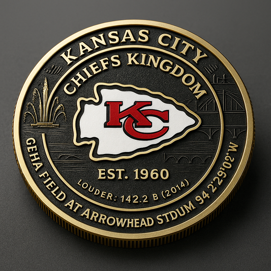 Kansas City Chiefs“CHIEFS KINGDOM” Commemorative Coin