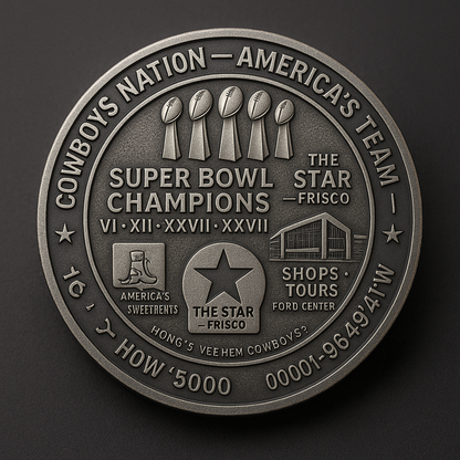 Dallas Cowboys — 65th Anniversary Commemorative Coin (1960–2025)