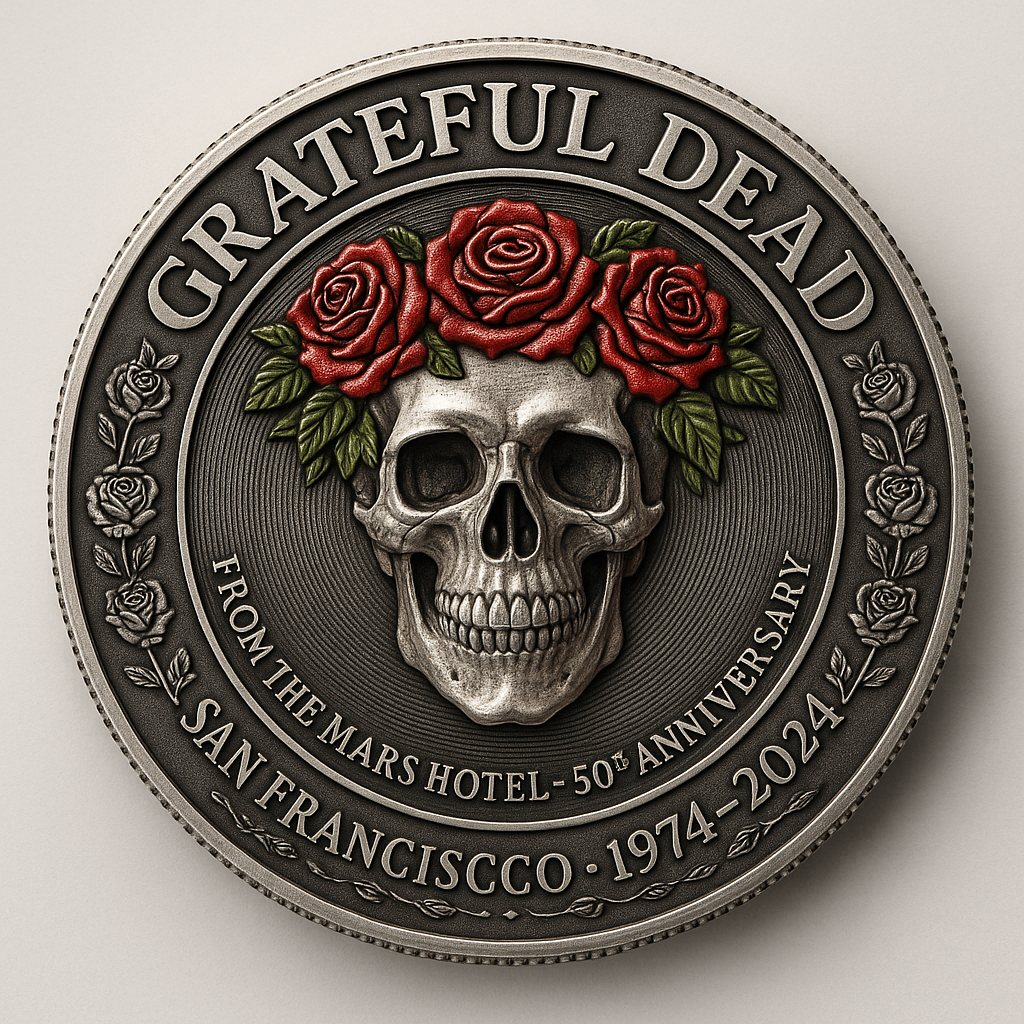 🔥Grateful Dead — Glory & Legacy Commemorative Coins