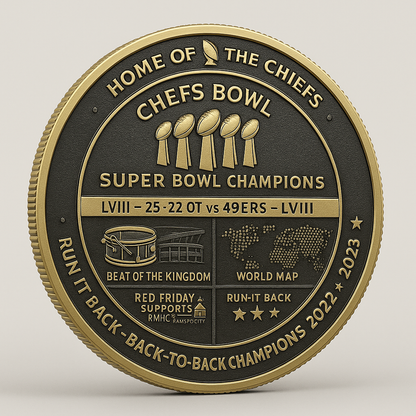 Kansas City Chiefs“CHIEFS KINGDOM” Commemorative Coin
