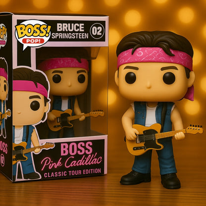 🎸 BOSS!Bruce Springsteen Limited Edition Collector's POP Figure!