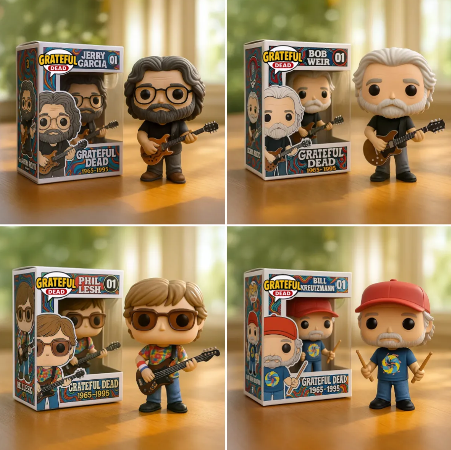 🔥Limited Edition🎁Grateful Dead Funko Pop! Collectible Set